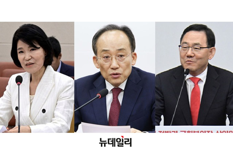 국힘 대격전지 대구시장 … 이진숙 22.6%·추경호 14.4%·주호영 12.7% 3파전