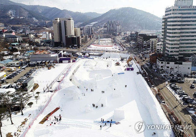 ▲ 지난해 열린 대관령 눈꽃축제 모습. ⓒ연합뉴스