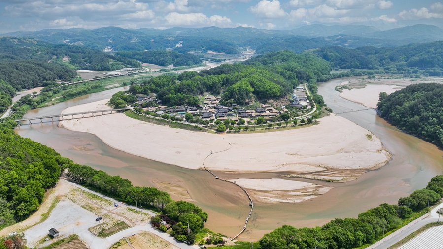 ▲ 영주시 무섬마을 전경.ⓒ영주시