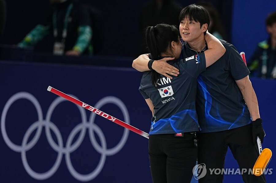 ▲ 2026 밀라노 동계올림픽에서 한국은 컬링 믹스더블에서 극적인 첫 승전고를 울렸다.ⓒ연합뉴스 제공