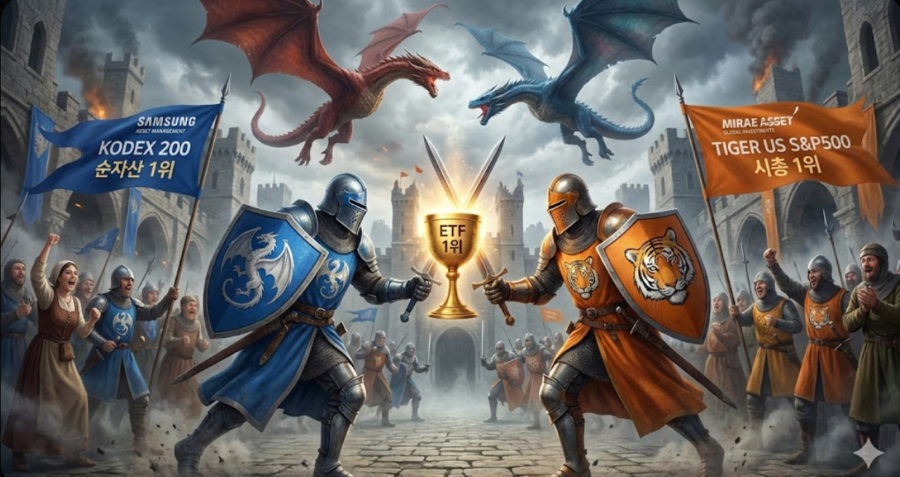 "ETF 왕좌의 게임" … 1위 놓고 삼성운용 vs 미래에셋운용 '초박빙'