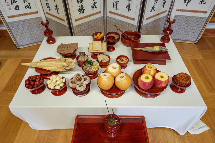 ▲ 간소화 차례상 모습.ⓒaT