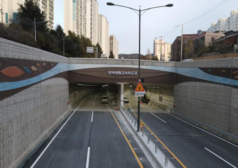 ▲ 만덕~센텀 도시고속화도로.ⓒ부산시