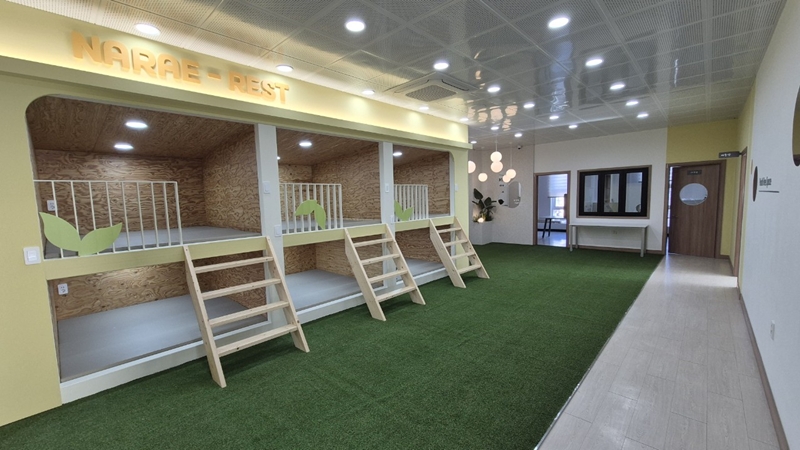 ▲ 충북 보은군 보은읍 이평리에 위치한 청소년자유공간 나래 내부. ⓒ보은군