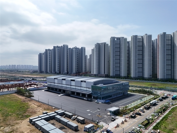 ▲ 인천항 스마트 공동물류센터 전경.ⓒ해양수산부