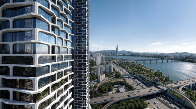 ▲ 대우건설이 제안한 'THE SEONGSU 520' 투시도. ⓒ대우건설