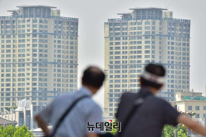▲ 서울의 한 아파트 전경. ⓒ뉴데일리DB
