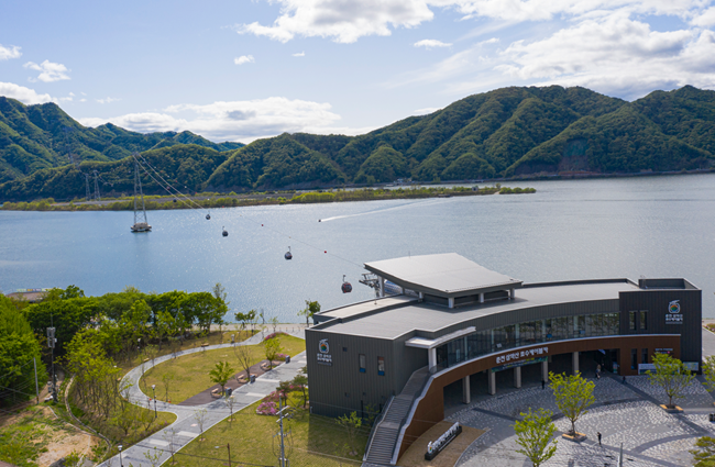 ▲ 삼악산 호수케이블카. ⓒ춘천시