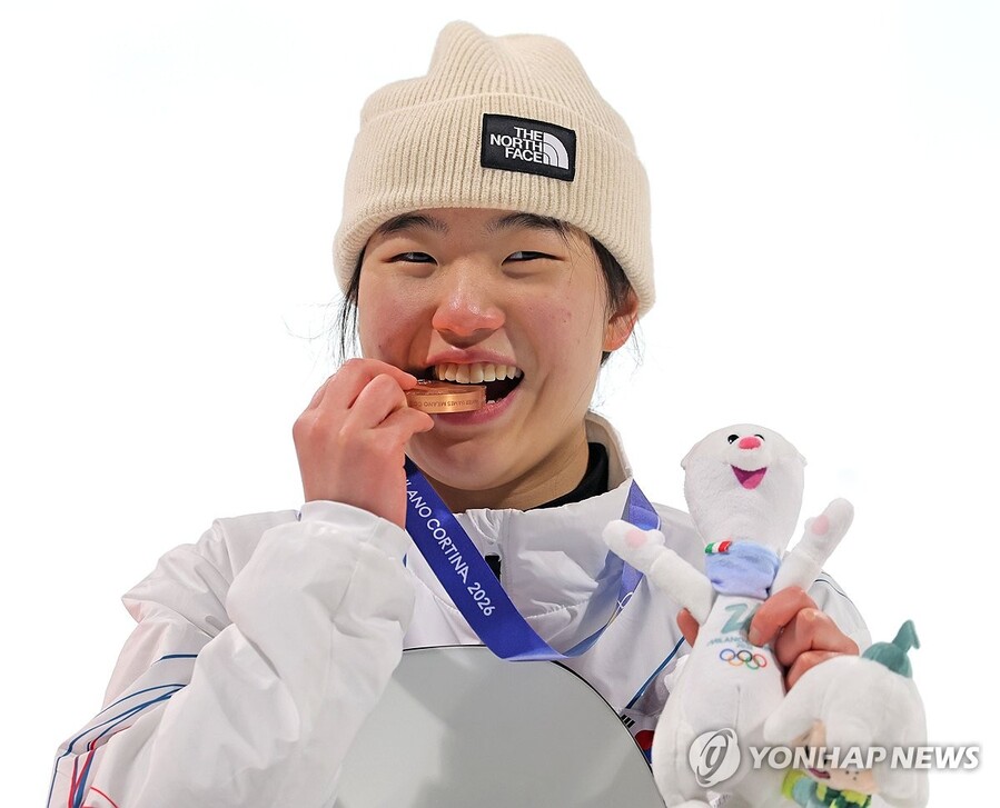 ▲ 유승은이 2026 밀라노·코르티나담페초 동계올림픽 여자 빅에어 결선에서 171점을 획득해 동메달을 목에 걸었다.ⓒ연합뉴스 제공
