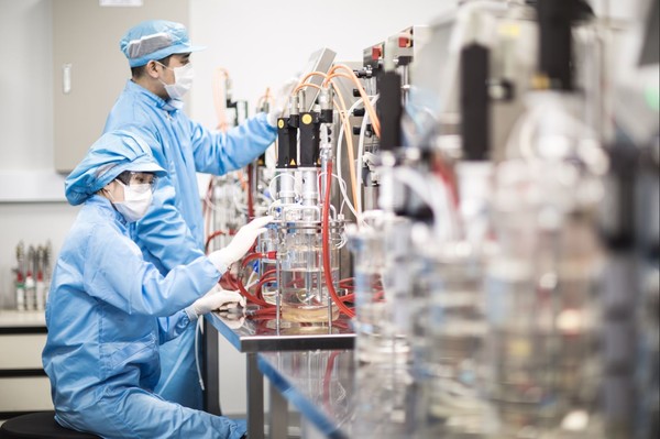 ▲ 대웅제약 연구진의 모습. ⓒ대웅제약