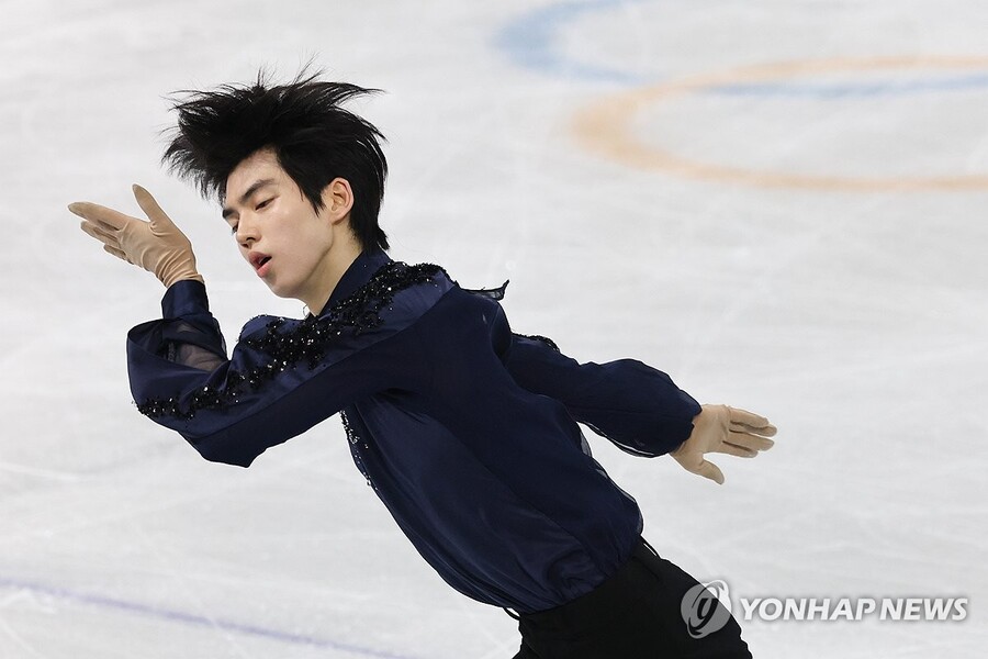 ▲ 차준환이 밀라노 동계올림픽 남자 싱글 쇼트에서 개인 시즌 베스트 점수를 기록하며 프리 진출에 성공했다.ⓒ연합뉴스 제공