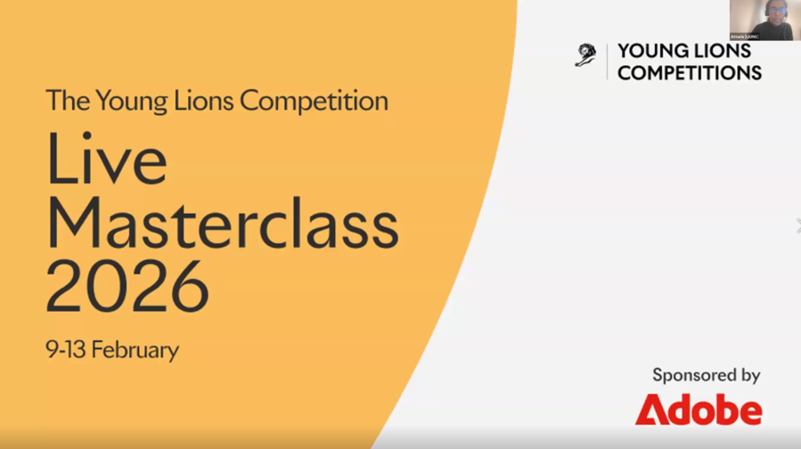 ▲ 2월10일(화) 진행한 영라이언즈컴피티션 라이브 마스터 클래스. ⓒCANNES LIONS