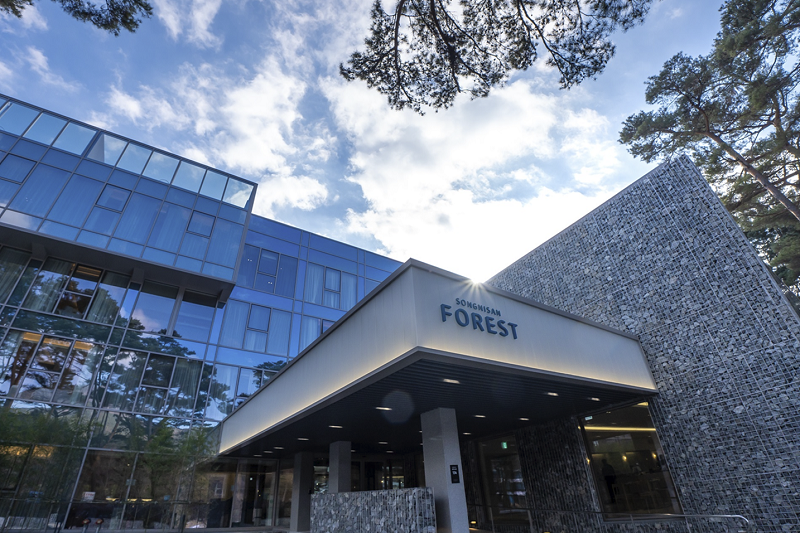 ▲ 속리산포레스트 호텔동 모습.ⓒ애터미