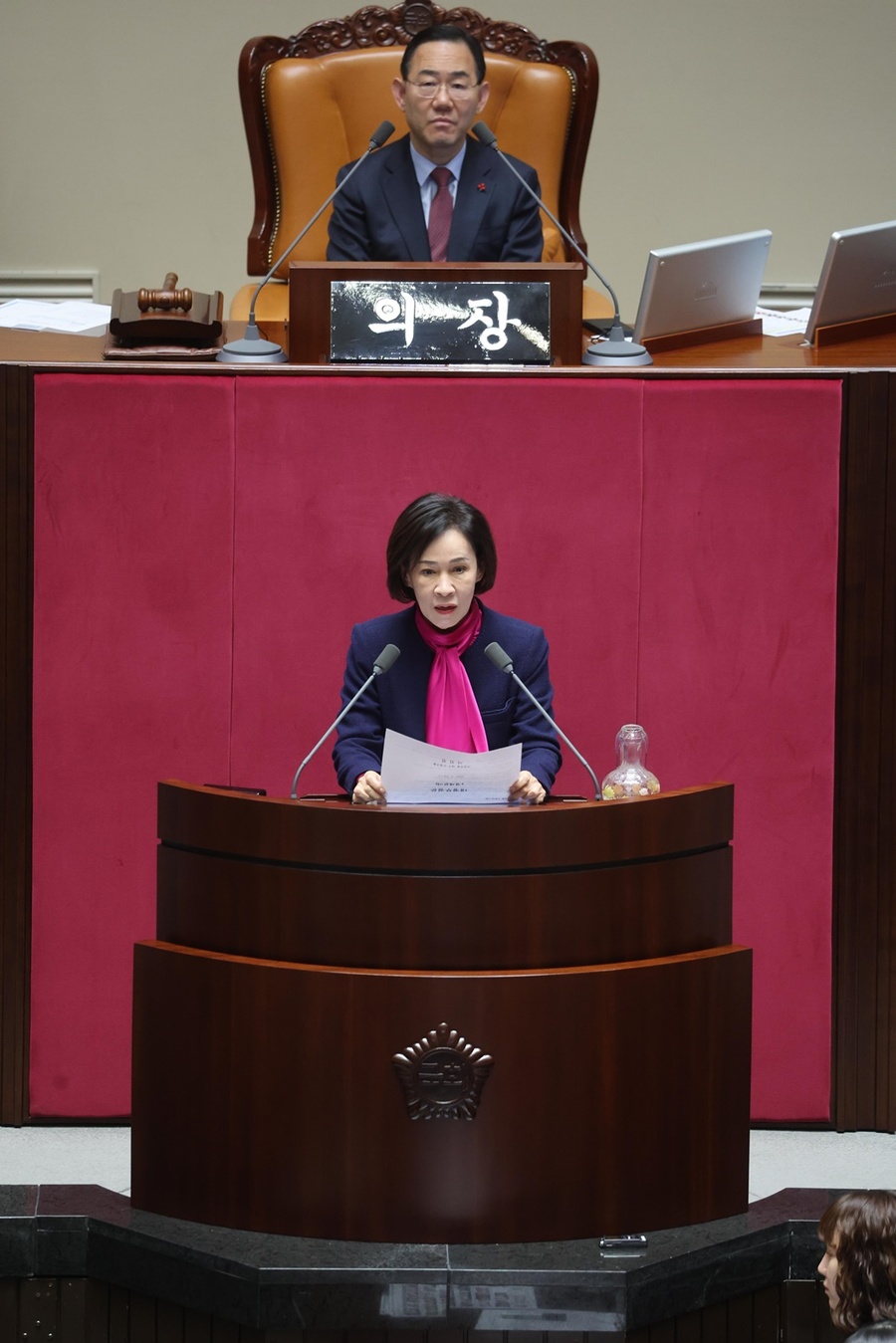 ▲ 이인선 국회의원이 국회 대정부질문에서 대구·경북 행정통합 추진 과정의 특례 축소 문제를 강하게 제기했다.ⓒ이인선 국회의원실
