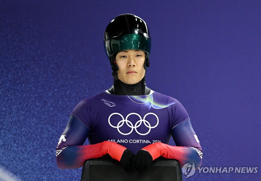 ▲ 한국 스켈레톤 에이스가 12일 이탈리아 코르티나담페초의 코르티나 슬라이딩 센터에서 열리는 남자 스켈레톤 1·2차 주행에 나선다.ⓒ연합뉴스 제공