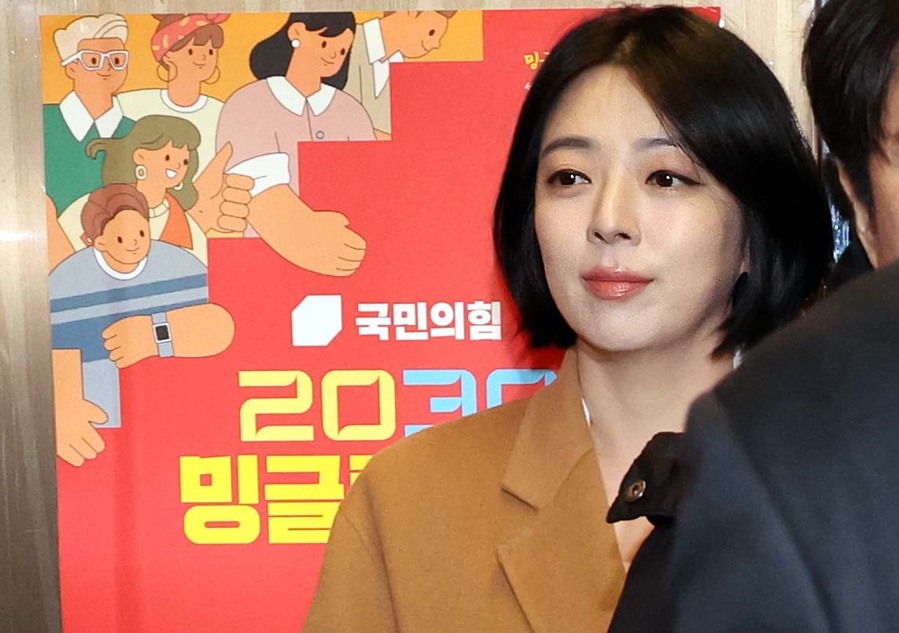 ▲ 배현진 국민의힘 의원이 지난 11일 서울 여의도 중앙당사에서 열린 국민의힘 중앙윤리위원회에 출석하는 모습. ⓒ뉴시스