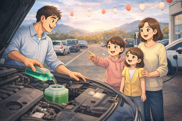 ▲ 설 연휴를 앞두고 장거리 운행이 늘면서 차량 점검의 중요성이 부각된다.ⓒ챗GPT