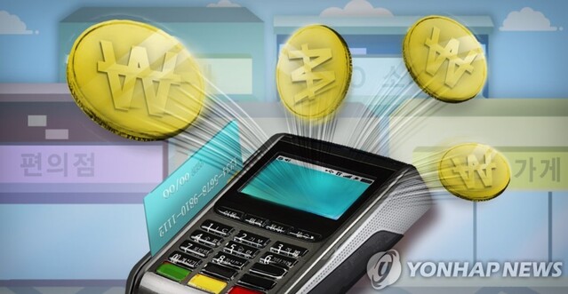 ▲ 정부가 오는 14일부터 올해 상반기 기준 영세·중소 신용카드가맹점 308만여곳에 우대수수료율을 적용하기로 했다. 사진은 가맹점 카드수수료 우대 관련 이미지. ⓒ연합뉴스