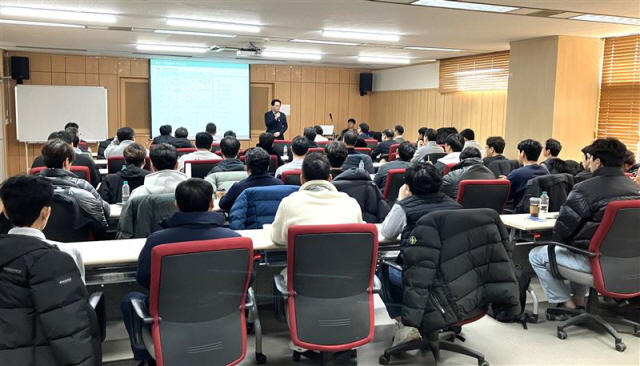 ▲ 동부건설 동절기 직무교육. ⓒ동부건설