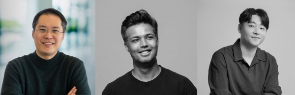 ▲ 왼쪽부터 이창희 KAIST 산업디자인학과 교수, 사판 카디르 파울러스 CD, 장요한 파울러스 감독. ⓒ파울러스