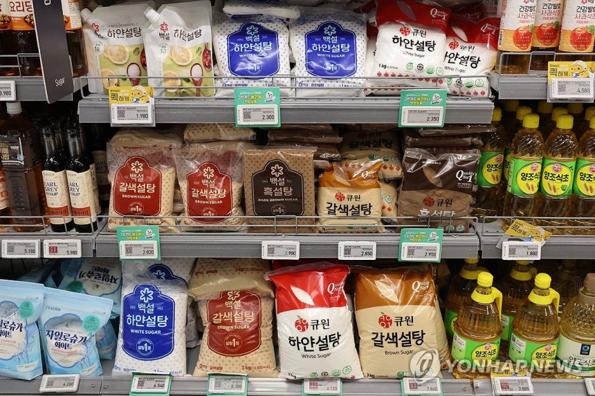 ▲ 서울시내 한 대형마트에 설탕이 진열되어 있다. ⓒ연합뉴스