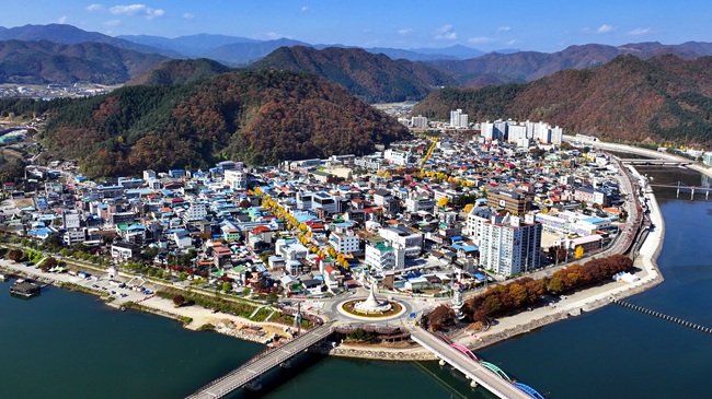 ▲ 화천읍 전경. ⓒ화천군