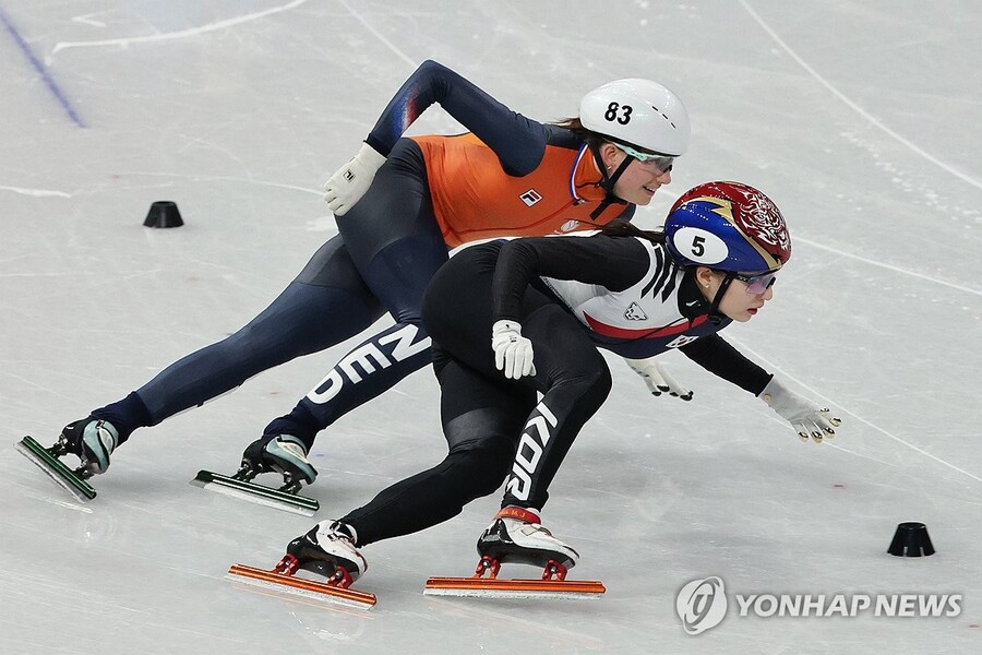 ▲ 최민정이 2026 밀라노 동계올림픽 쇼트트랙 여자 500m에서 입상에 실패했다.ⓒ연합뉴스 제공