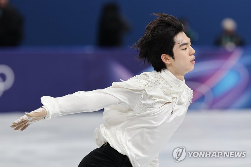 ▲ 차준환이 2026 밀라노 올림픽을 역대 최고 성적인 4위로 마무리 지었다.ⓒ연합뉴스 제공