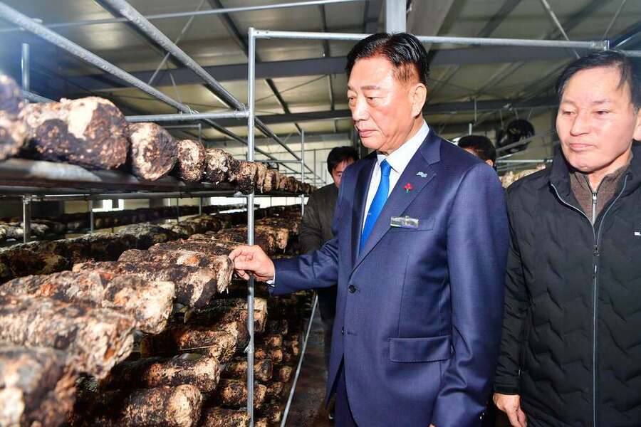 ▲ 김한종 장성군수 민생 현장을 찾았다.ⓒ장성군 제공