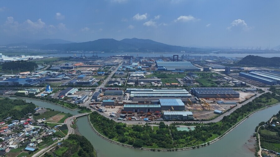 ▲ 광양만권 산업단지- 율촌1산단ⓒ전라남도 제공