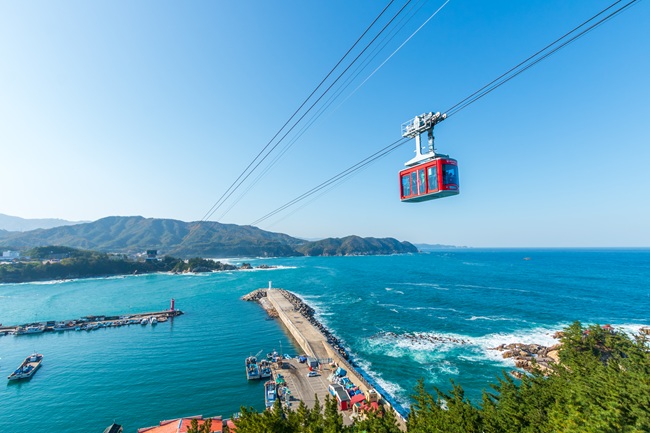 ▲ 해상케이블카. ⓒ삼척시