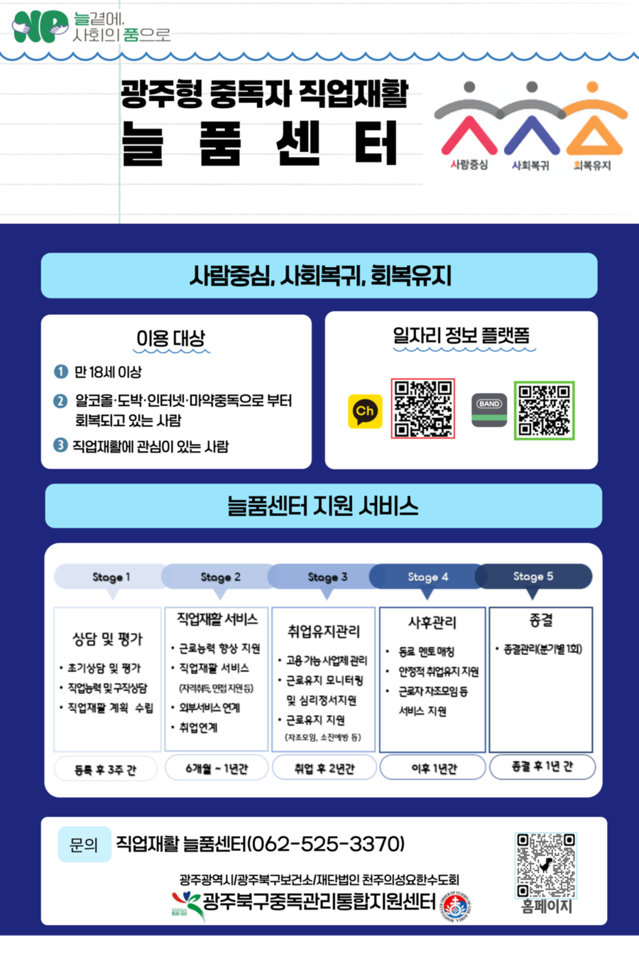 ▲ 중독자 직업재활 지원사업_포스터ⓒ광주광역시 제공