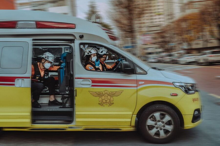 ▲ 구급차 출동ⓒ광주광역시 소방안전본부 제공