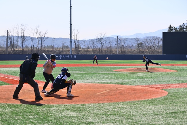 ▲ 속초시야구소프트볼협회에서 주관한 2026 야구 동계 전지훈련 윈터리그가 지난 9일부터 14일까지 6일 간의 일정을 성공적으로 마쳤다. ⓒ속초시