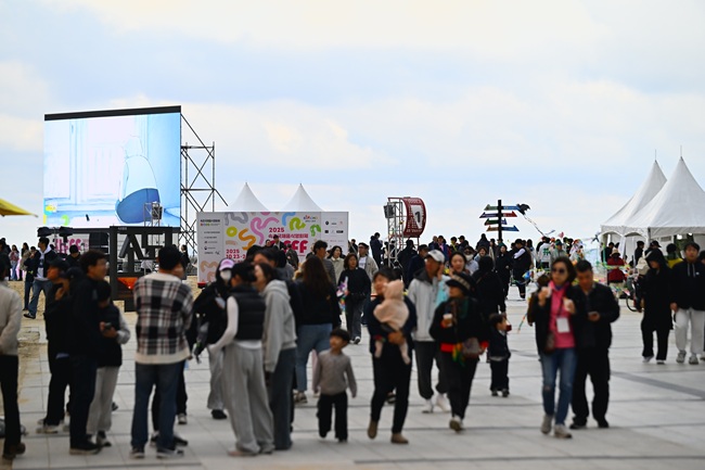 ▲ 지난해 열린 속초국제음식영화제 행사장 전경. ⓒ속초시