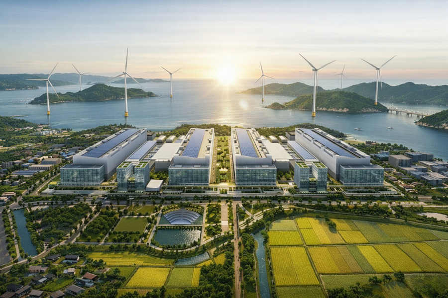 ▲ 반도체 후보지 조감도ⓒ전라남도 제공