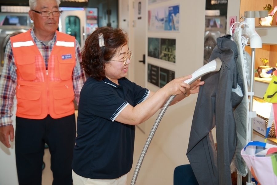 ▲ 노인일자리-기찬빨래방ⓒ전라남도 제공