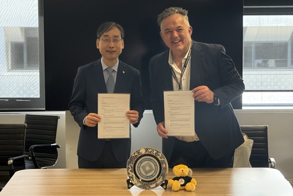 ▲ 한밭대, 지난 10일 디킨대학교와 글로벌 교육 협력 협정을 체결했다.ⓒ한밭대