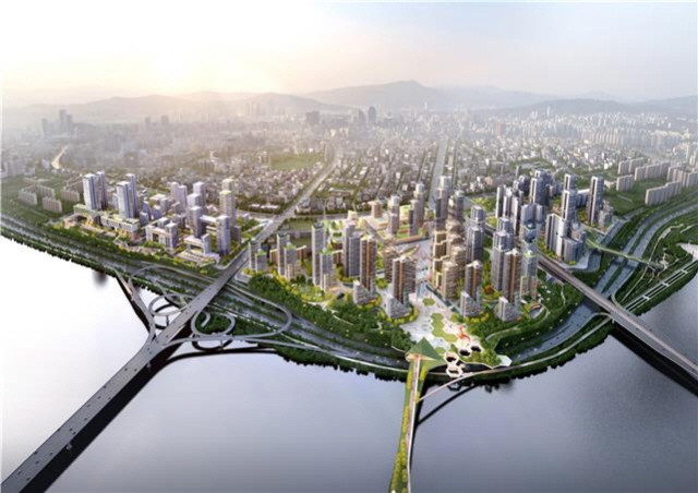 ▲ 압구정 2~5구역 재건축 조감도. ⓒ연합뉴스