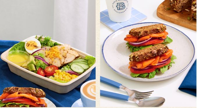 ▲ 싱가포르에서 판매 중인 파란 라벨ⓒParis Baguette Singapore