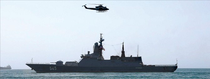 ▲ 러-이란 합동 해상훈련ⓒ연합뉴스