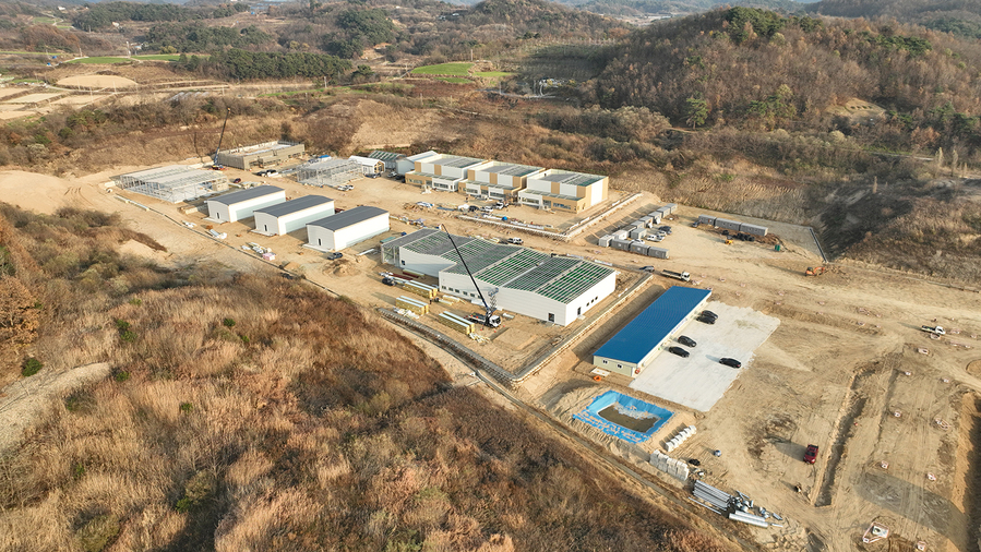 ▲ 디지털혁신농업타운 전경.ⓒ예천군