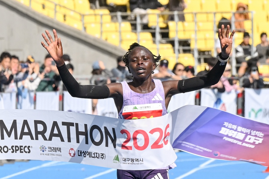 ▲ 여자부 우승 게브리엘 제럴드 게이(탄자니아) 선수.ⓒ대구시