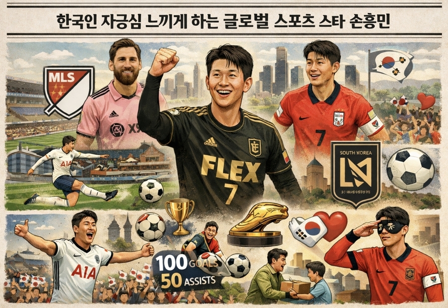 ▲ 대한민국은《손흥민 보유국》이다. 이 말에 수긍하지 않을 한국인은 얼마나 될까 ?《문재인 보유국》또는《이재명 보유국》은 어떤가? 고개가 끄덕여 지는가? ⓒ 챗GPT