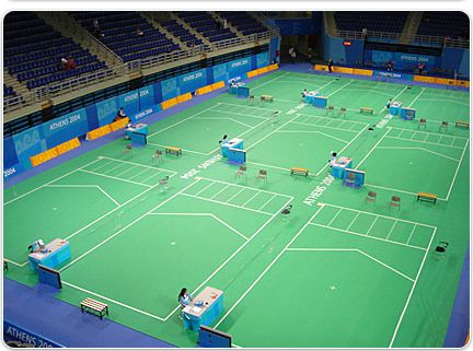 ▲ 보치아 경기장 모습.ⓒ세종교육청