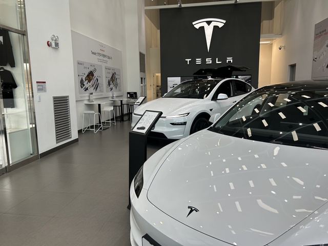 ▲ 테슬라 스토어 현장 사진.ⓒ김수한기자