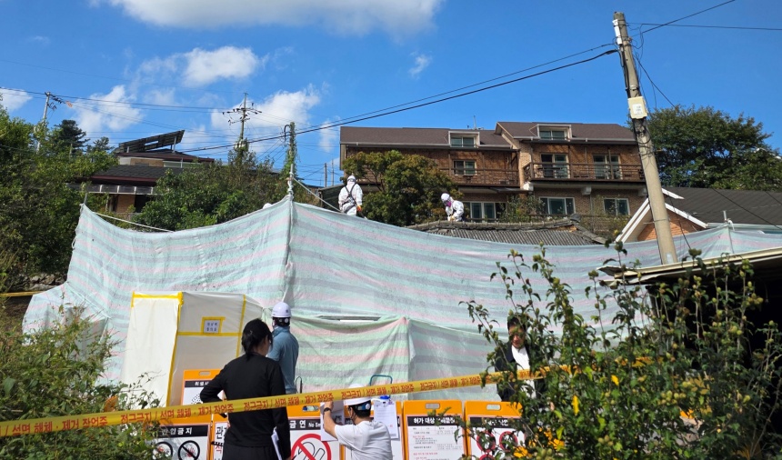 ▲ 가평군이 안전한 주거환경을 조성하기 위해 슬레이트 처리 지원사업을 추진한다 ⓒ가평군 제공