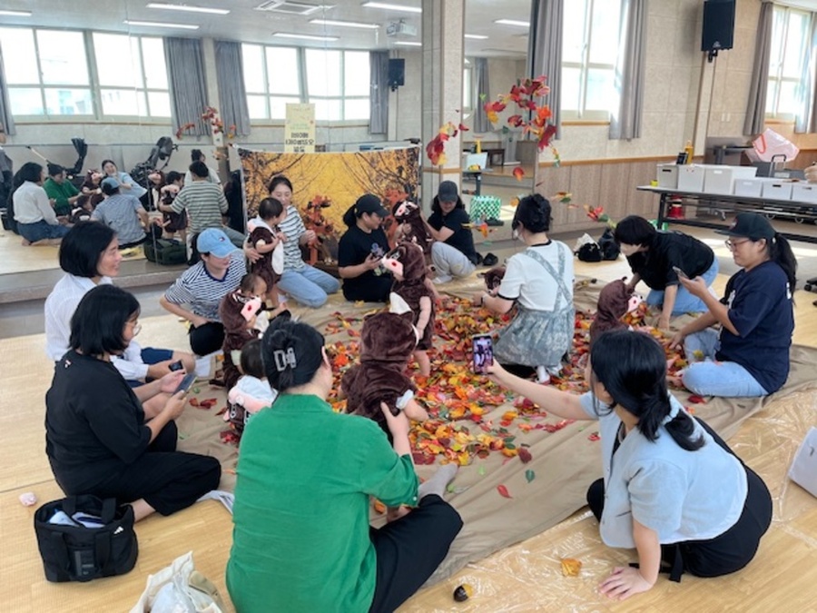 ▲ 함평군 보건소 오감놀이 프로그램ⓒ함평군 제공