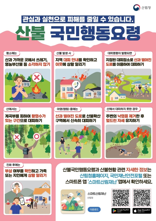▲ 봄철 산불 예방 안내 포스터ⓒ평택시 제공