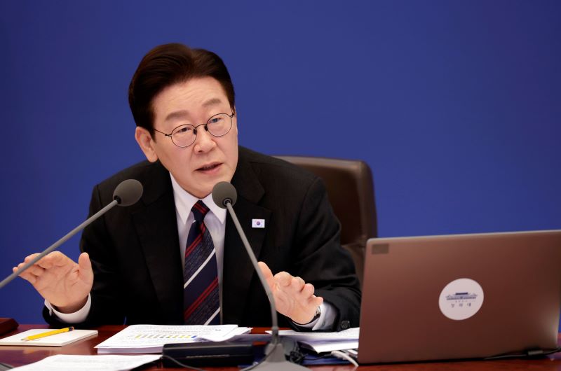 ▲ 이재명 대통령이 24일 청와대에서 열린 국무회의에서 발언하고 있다. ⓒ뉴시스